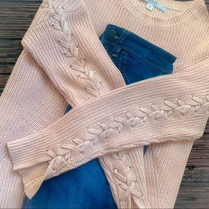 Guess lace up back sweater